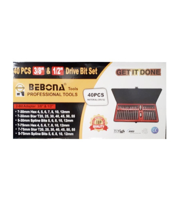مجموعه 40 عددی سری آچار بیت بی بونا BEBONA