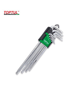 آچار آلن ستاره Lشکل 9 عددی بلند تاپ تول TOPTUL مدلGAAL0924