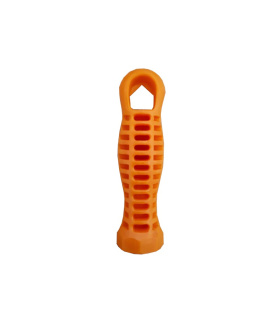 دسته سوهان پلاستکی گرد کاوه سایز متوسط نارنجی