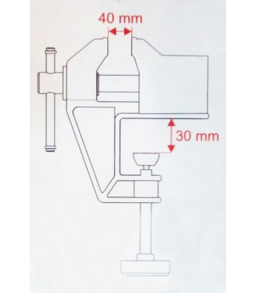 گیره آلومینیومی 50 میلی متری ایران پتک