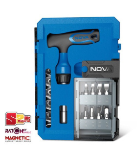 مجموعه 24 عددی سری پیچ گوشتی و آچار بکس نووا مدل NTS 1332