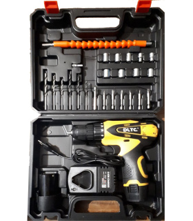 دریل شارژی دی ال تی سی DLTC مدل 18 ولتی  دوباطری