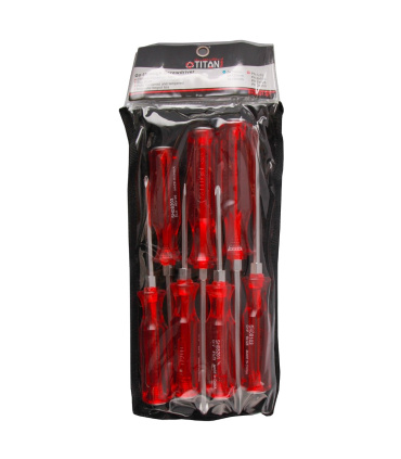 پیچ گوشتی 7پارچه ضربه خور تیتان  TITAN