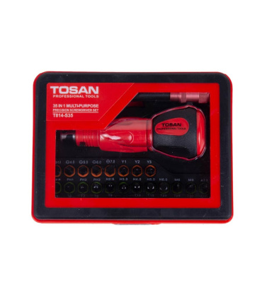 مجموعه 35 عددی پیچ گوشتی توسن TOSAN مدلT814-S35