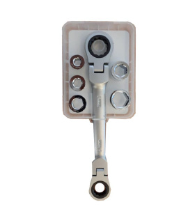 آچار دوسر جغجغه ای دو سر تاشو پات PAT عددی6