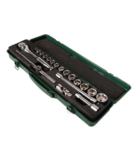 جعبه بکس 19 پارچه هنس HANS درایو 3/8 مدل 3619MKR