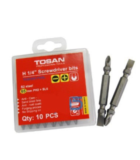 سرپیچ گوشتی دوسو و چهارسو 6.5 سانت توسن TOSAN