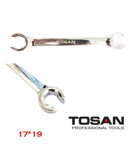 آچار دو سر رینگی چاک دار سایز 19*17 توسن TOSAN مدل T104-1719