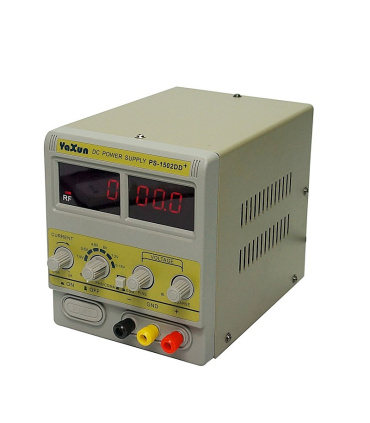 خرید و قیمت منبع تغذیه دیجیتال 0 تا 15 ولت 2 آمپر یاکسون YAXUN مدل +PYI-1502DD