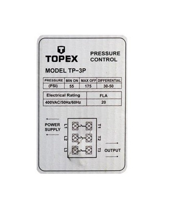 کلید اتوماتیک کمپرسور سه فاز تاپکس TOPEX مدل TOPEX TP-3P