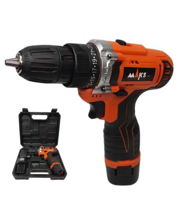 دریل شارژی دو باتری 12 ولت مکس مدل DL2B دارای کیف BMC