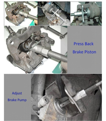 ابزار کالیپر ترمز سیلندر چرخ TOPEX 21PCS