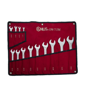 مجموعه 13 عددی آچار دوسر تخت جنیوس GENIUS مدل OW-713M کد 13