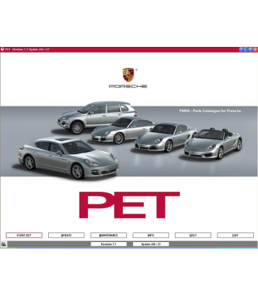 نرم افزار قطعه یابی پورشه PET
