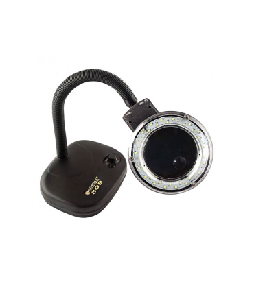 چراغ کار ذره بین دار LED(دیمر دار)(ذره بین رومیزی-لوپ) DTEC 308