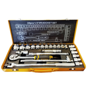 جعبه بکس 24 پارچه درایو 1/2 دینگی DINGQI مدل ART:14001