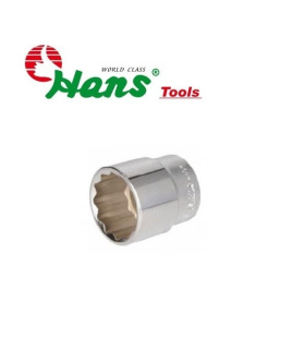 بکس کوتاه سایز 33 درایو 3/4 سفید 12 پر هنس HANS مدل 6400