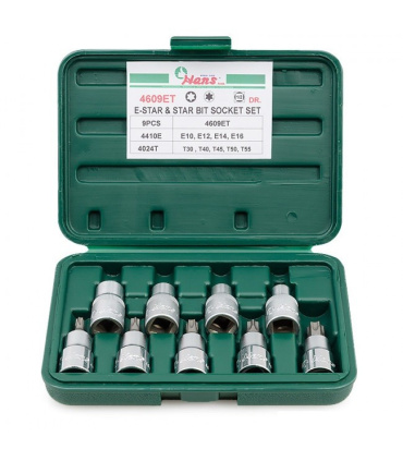 ست 9 عددی بکس ای E و ستاره ای هنس HANS مدل 4609ET