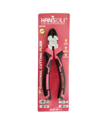 خرید و قیمت انبر سیم چین سایز 7 اینچ هانسول HANSOL مدل HS753