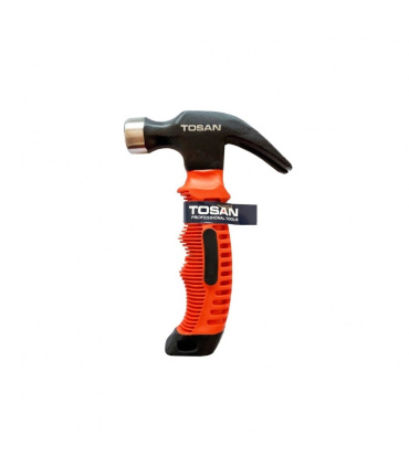 چکش میخ کش دوشاخ دسته پلاستیکی کوتاه 250g توسن TOSAN