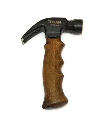 چکش دوشاخ دسته چوبی 250GR توسن TOSAN