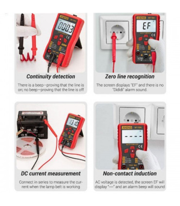 مولتی متر مینی اتورنج هوشمند دیجیتال ANENG مدل M118A