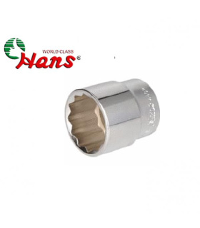 بکس سایز 32mm کوتاه 12 پر (هزارخار) هنس مدل 4402 درایو 1/2