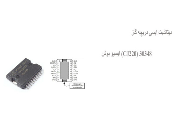 دیتاشیت ایسی دریچه گاز 30348 (CJ220) ایسیو بوش