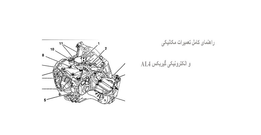 راهنمای کامل تعمیرات مکانیکی و الکترونیکی گیربکس AL4