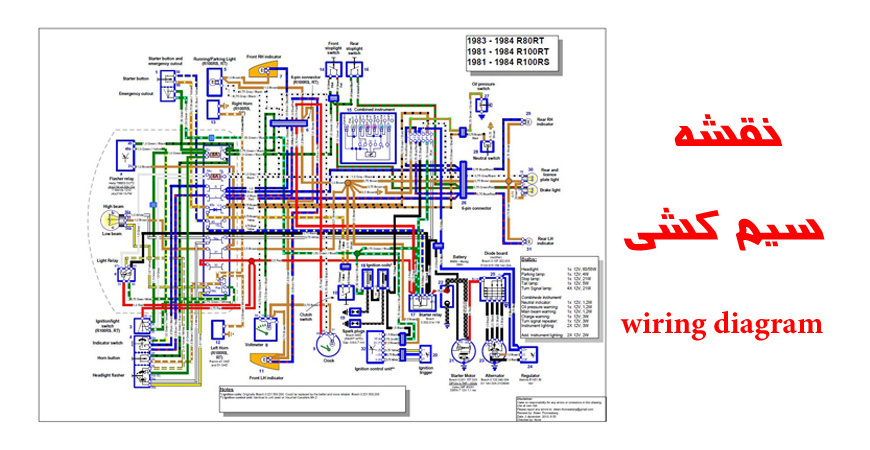 نقشه سیم کشی در خودرو چیست ؟ Car Wiring Diagram means